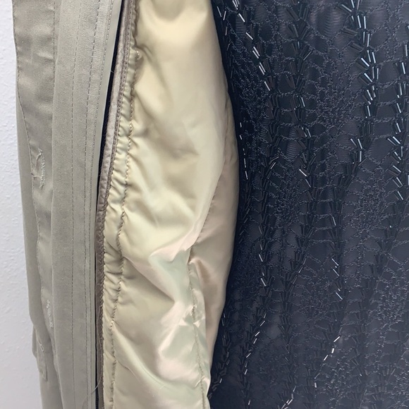 London Fog Thinsulate zip out quilted lining, classic tan trench coat EUC - Picture 10 of 14